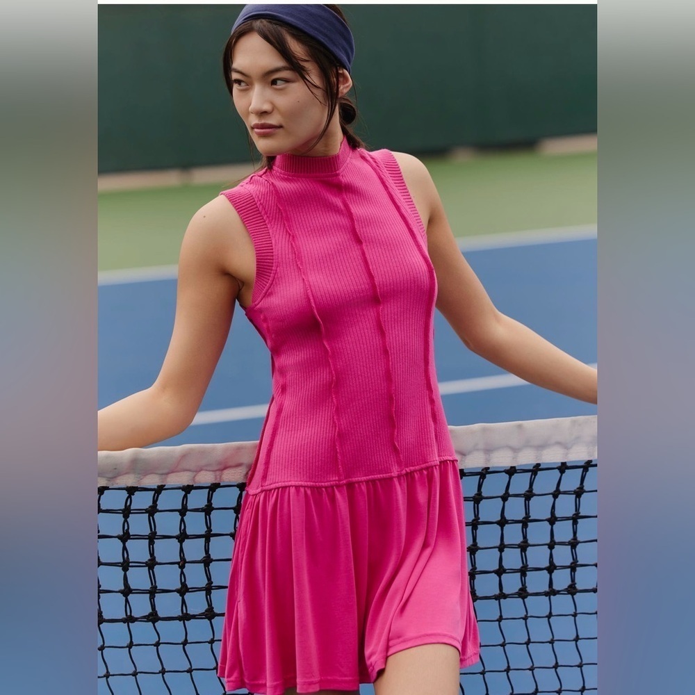 Anthropologie Daily Practice Buzzer Beater Sleeveless Mini Dress – Size L